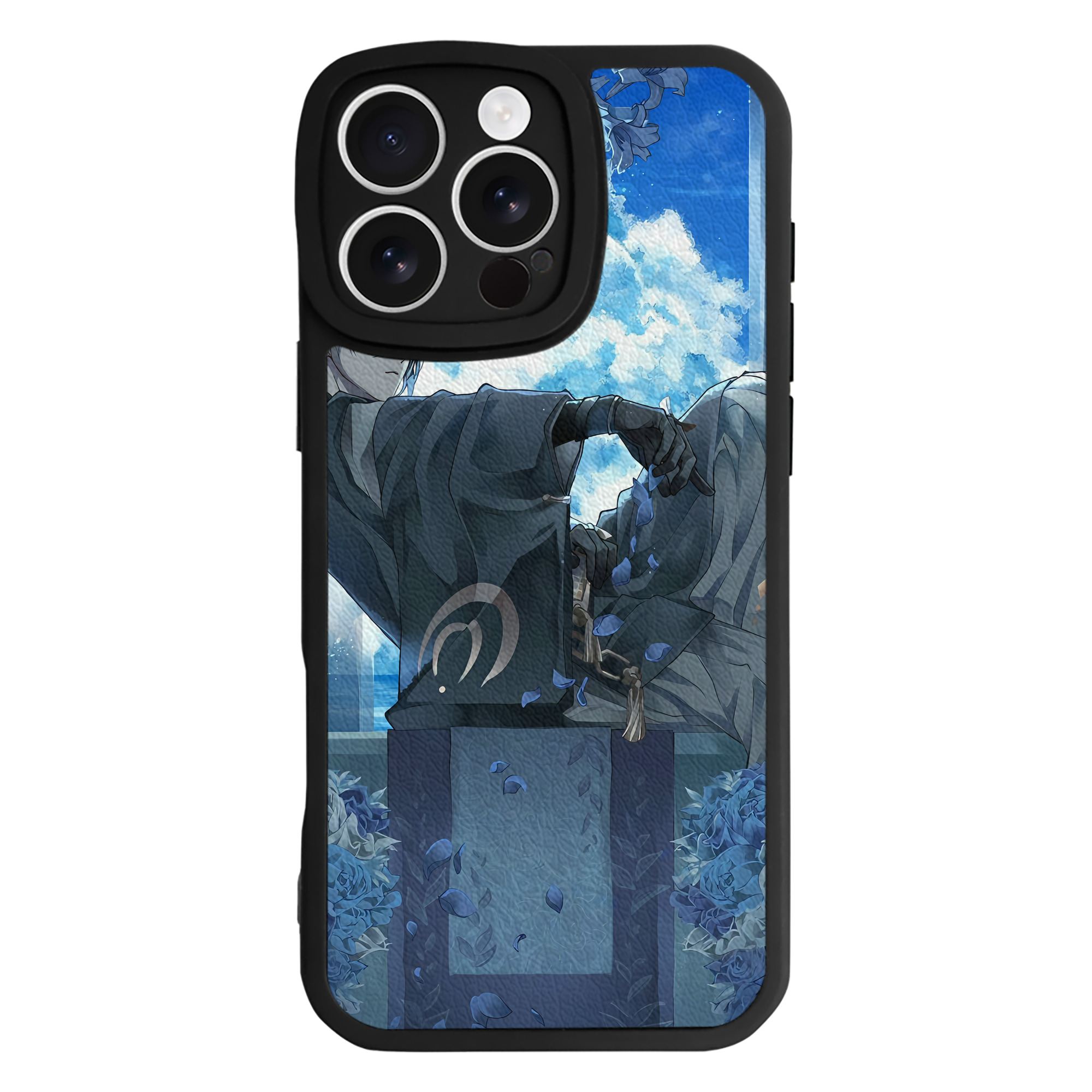 （画像用） 刀剣乱舞 Touken Ranbu 【iPhone 16シリーズ対応】シリコンスマホケース（レザー調） 材質：シリコン